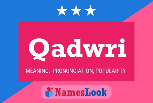 ملصق اسم Qadwri