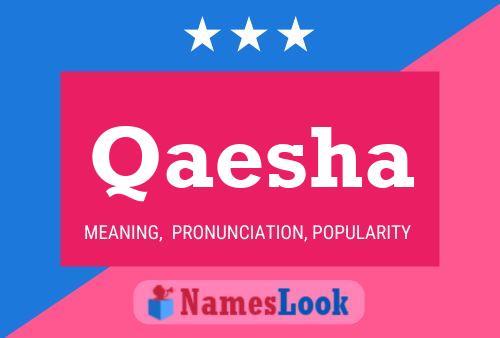 ملصق اسم Qaesha