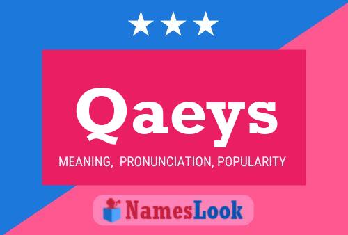 ملصق اسم Qaeys