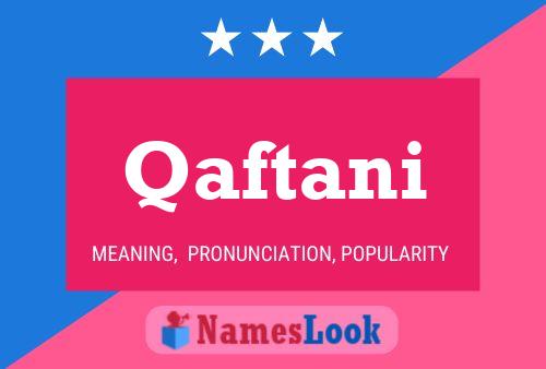 ملصق اسم Qaftani