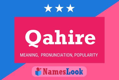 ملصق اسم Qahire