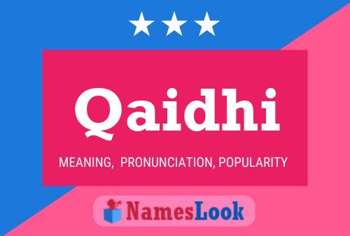 ملصق اسم Qaidhi