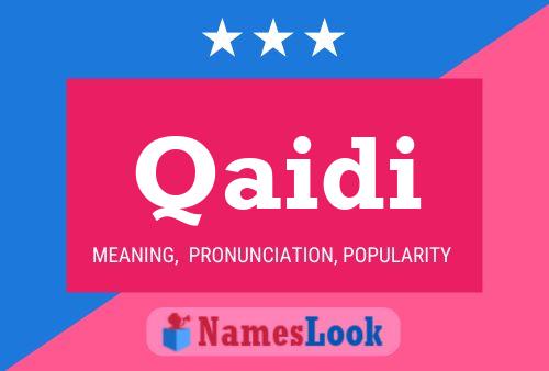 ملصق اسم Qaidi