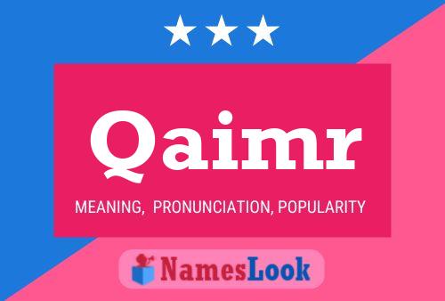 ملصق اسم Qaimr