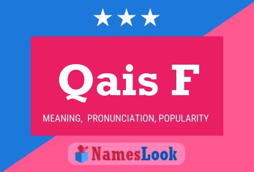 ملصق اسم Qais F