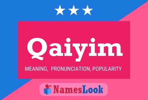 ملصق اسم Qaiyim