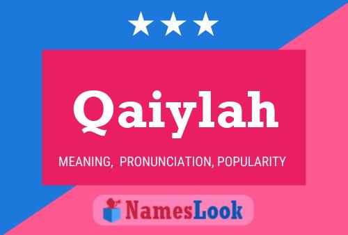 ملصق اسم Qaiylah