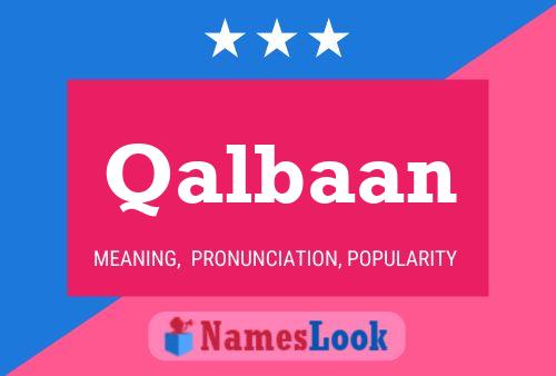 ملصق اسم Qalbaan