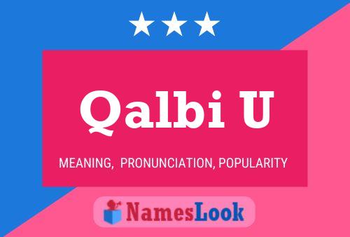 ملصق اسم Qalbi U