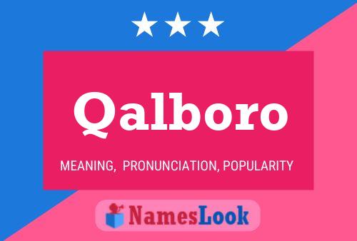 ملصق اسم Qalboro