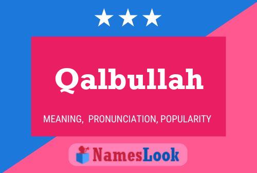 ملصق اسم Qalbullah