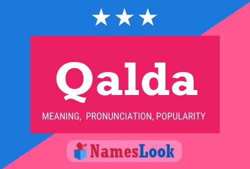 ملصق اسم Qalda