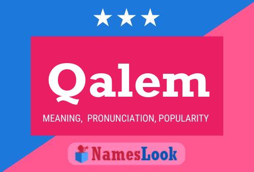 ملصق اسم Qalem