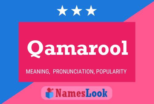 ملصق اسم Qamarool