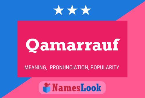 ملصق اسم Qamarrauf