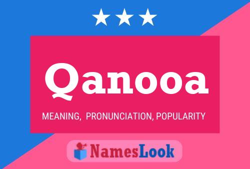 ملصق اسم Qanooa