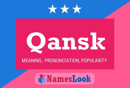 ملصق اسم Qansk