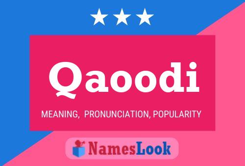 ملصق اسم Qaoodi