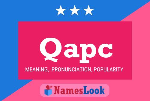 ملصق اسم Qapc