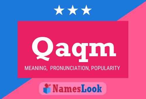 ملصق اسم Qaqm