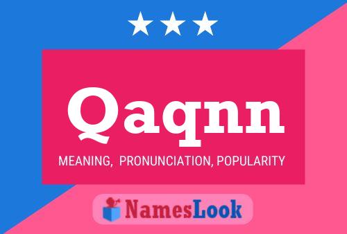 ملصق اسم Qaqnn