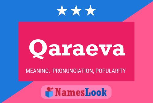 ملصق اسم Qaraeva