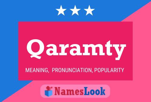 ملصق اسم Qaramty