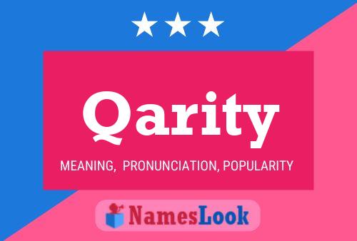 ملصق اسم Qarity