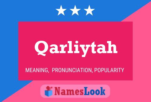 ملصق اسم Qarliytah