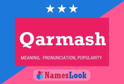 ملصق اسم Qarmash