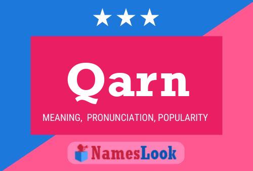 ملصق اسم Qarn