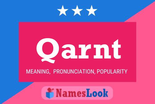 ملصق اسم Qarnt