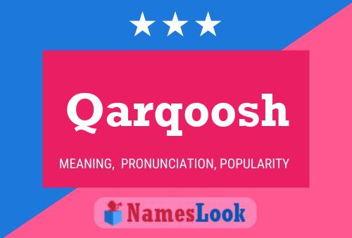 ملصق اسم Qarqoosh