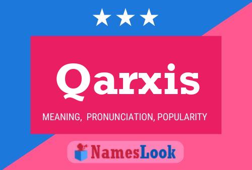 ملصق اسم Qarxis