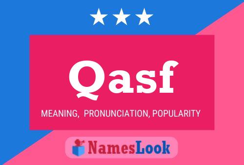 ملصق اسم Qasf