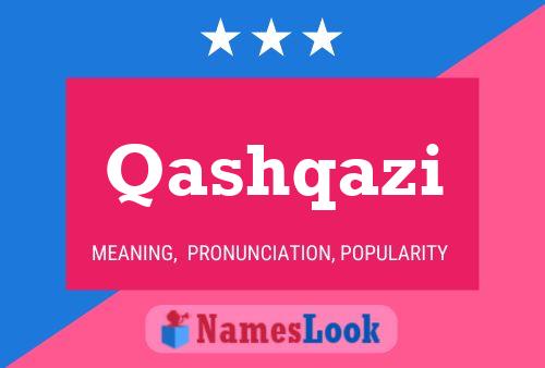 ملصق اسم Qashqazi