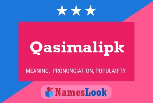 ملصق اسم Qasimalipk