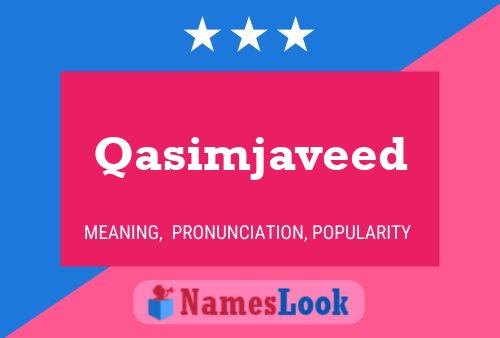 ملصق اسم Qasimjaveed