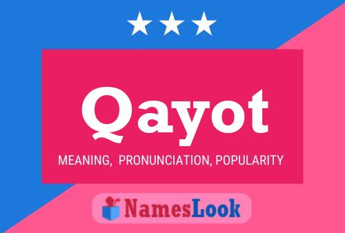 ملصق اسم Qayot