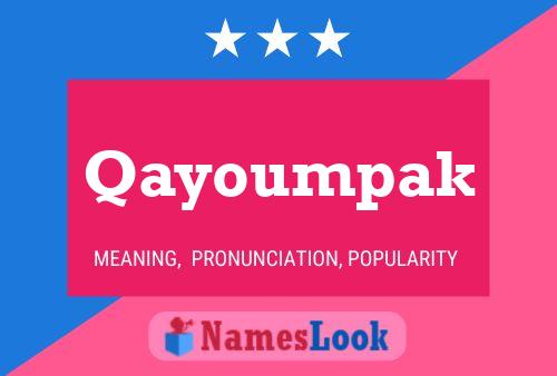 ملصق اسم Qayoumpak