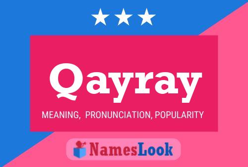 ملصق اسم Qayray