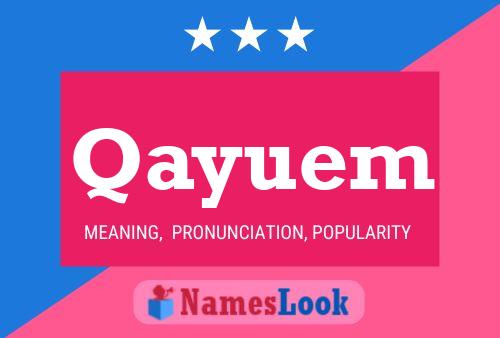 ملصق اسم Qayuem