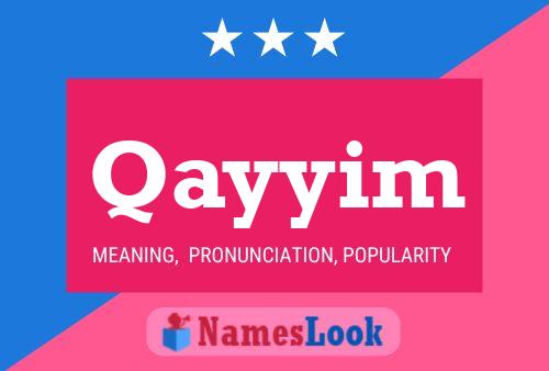 ملصق اسم Qayyim