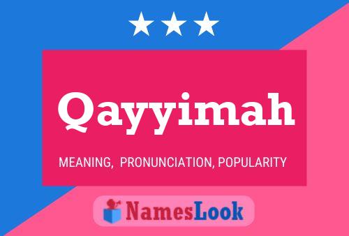 ملصق اسم Qayyimah