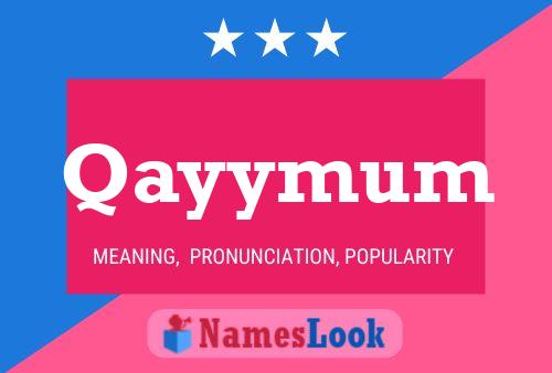 ملصق اسم Qayymum