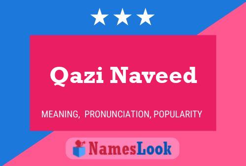 ملصق اسم Qazi Naveed