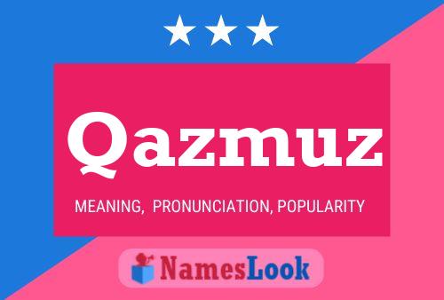 ملصق اسم Qazmuz