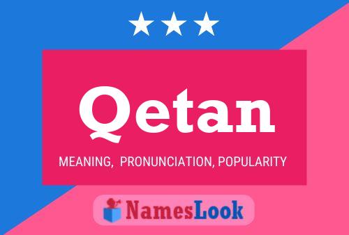 ملصق اسم Qetan