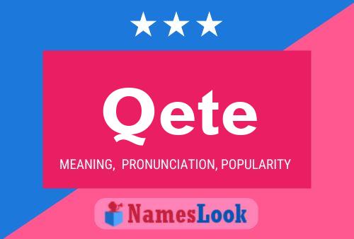 ملصق اسم Qete