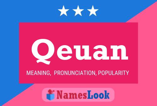 ملصق اسم Qeuan